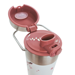 Bouteille thermos en INOX isotherme avec infuseur 500ml - Cherry Blossom - EIGENART