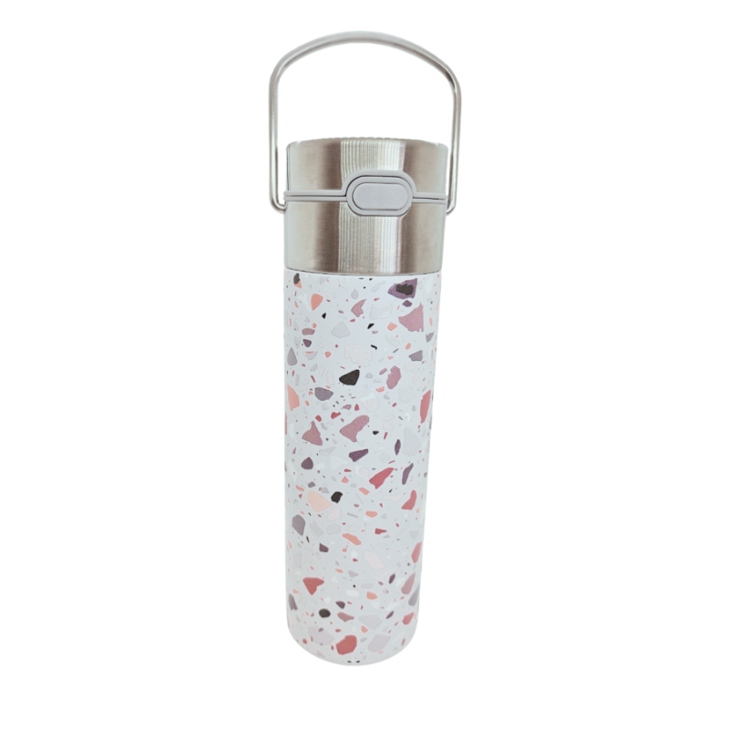 Bouteille thermos en INOX isotherme avec infuseur 500ml - Terrazo - EIGENART