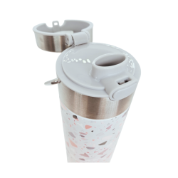 Bouteille thermos en INOX isotherme avec infuseur 500ml - Terrazo - EIGENART