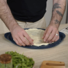 LE FORMIDABLE PLAT À PIZZA AVEC COUTEAU - MYRTILLE - COOKUT