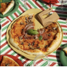LE FORMIDABLE PLAT À PIZZA AVEC COUTEAU - MANGUE - COOKUT