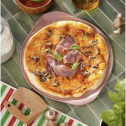 LE FORMIDABLE PLAT À PIZZA AVEC COUTEAU - GUIMAUVE - COOKUT