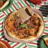 LE FORMIDABLE PLAT À PIZZA AVEC COUTEAU - GUIMAUVE - COOKUT