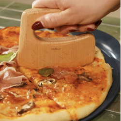 LE FORMIDABLE PLAT À PIZZA AVEC COUTEAU - FOUGERE - COOKUT