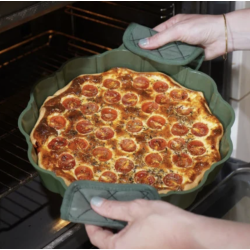 LE FORMIDABLE PLAT À TARTE AVEC COUTEAU - FOUGERE- COOKUT