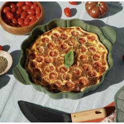 LE FORMIDABLE PLAT À TARTE AVEC COUTEAU - FOUGERE- COOKUT