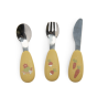 SET COUVERTS SILICONE TROIS PETITS LAPINS - MOULIN ROTY