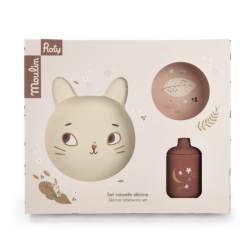 SET VAISSELLE SILICONE APRÈS LA PLUIE - MOULIN ROTY