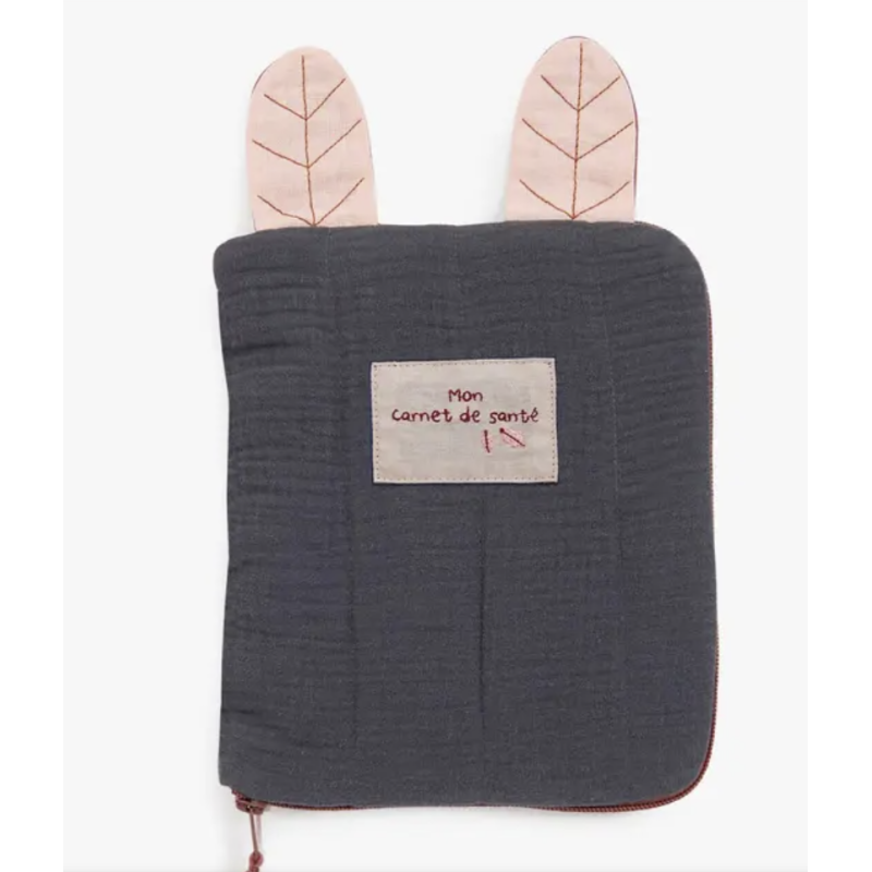 PROTÈGE CARNET DE SANTÉ APRÈS LA PLUIE GRIS - MOULIN ROTY