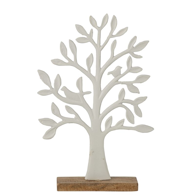 ARBRE SUR PIED ALUMINIUM BLANC/NATUREL L  - J-LINE