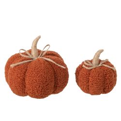 CITROUILLE TISSU ROUILLE L - J-LINE
