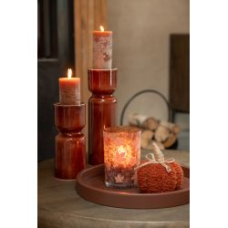 CITROUILLE TISSU ROUILLE L - J-LINE