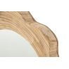 MIROIR MURAL COTELÉ PAULOWNIA NATUREL L 60X56X6CM - J-LINE