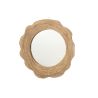 MIROIR MURAL COTELÉ PAULOWNIA NATUREL L 60X56X6CM - J-LINE