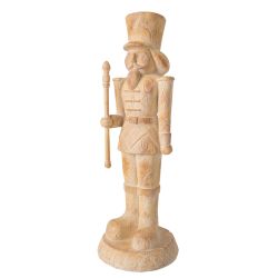 CASSE NOISETTE IMITATION BOIS BEIGE - J-LINE