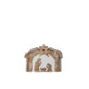 CRÈCHE BOIS DE MANGUIER NATUREL/BLANC S - J-LINE