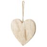 SUSPENSION COEUR BOIS BLANC L - J-LINE