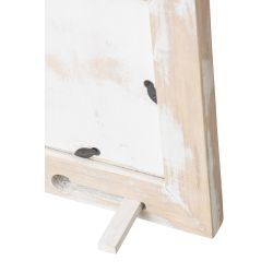 CADRE PHOTO BOIS BLANC CASSÉ S  - J-LINE