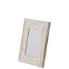 CADRE PHOTO BOIS BLANC CASSÉ S  - J-LINE