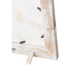 CADRE PHOTO BOIS BLANC CASSÉ L  - J-LINE