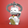 PORTE-CLÉS - CHAT PORTE BONHEUR - KONTIKI