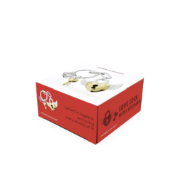 PORTE-CLES CHARMS CADENAS CœUR DORE - KONTIKI