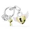 PORTE-CLES CHARMS CADENAS CœUR DORE - KONTIKI