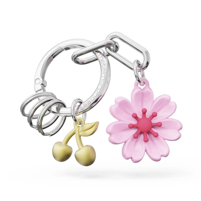 PORTE-CLES CHARMS FLEUR DE CERISIER - KONTIKI