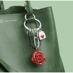 PORTE-CLES CHARMS ROSE - KONTIKI