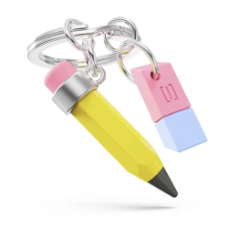PORTE-CLES CRAYON et GOMME - KONTIKI
