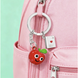 PORTE-CLES POMME et LIVRE - KONTIKI