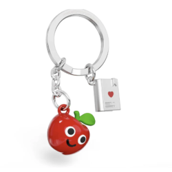 PORTE-CLES POMME et LIVRE - KONTIKI