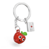 PORTE-CLES POMME et LIVRE - KONTIKI