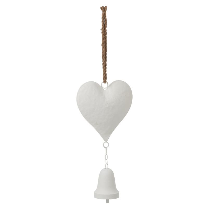 SUSPENSION COEUR FER BLANC  - J-LINE