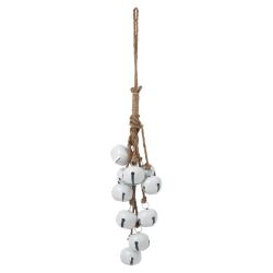 SUSPENSION CLOCHE FER BLANC...