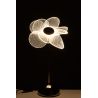 LAMPE FLEUR MATEL DORÉE S 23X23X30CM - J-LINE