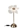 LAMPE FLEUR MATEL DORÉE S 23X23X30CM - J-LINE