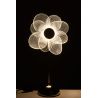 LAMPE FLEUR MATEL DORÉE S 23X23X30CM - J-LINE