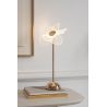 LAMPE FLEUR MATEL DORÉE S 23X23X30CM - J-LINE