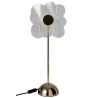 LAMPE FLEUR MATEL DORÉE M 23X23X50CM - J-LINE