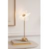 LAMPE FLEUR MATEL DORÉE M 23X23X50CM - J-LINE