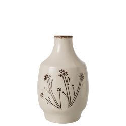 VASE FLEURS PORCELAINE...