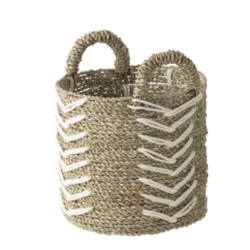 PANIER CHEVRON EN RAPHIA...