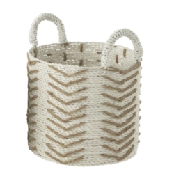 PANIER CHEVRON EN RAPHIA...