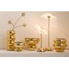 LAMPE LED FLEUR MET/PLAST OR S 23.5X23.5X31CM - J-LINE