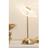 LAMPE LED FLEUR MET/PLAST OR S 23.5X23.5X31CM - J-LINE