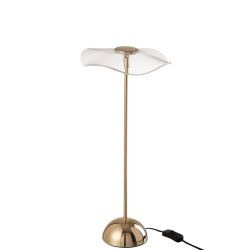 LAMPE LED FLEUR MET/PLAST OR L 23.5*23.5*50CM - J-LINE