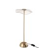 LAMPE LED FLEUR MET/PLAST OR L 23.5*23.5*50CM - J-LINE