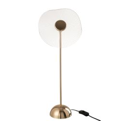 LAMPE LED FLEUR MET/PLAST OR L 23.5*23.5*50CM - J-LINE