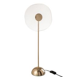 LAMPE LED FLEUR MET/PLAST OR L 23.5*23.5*50CM - J-LINE